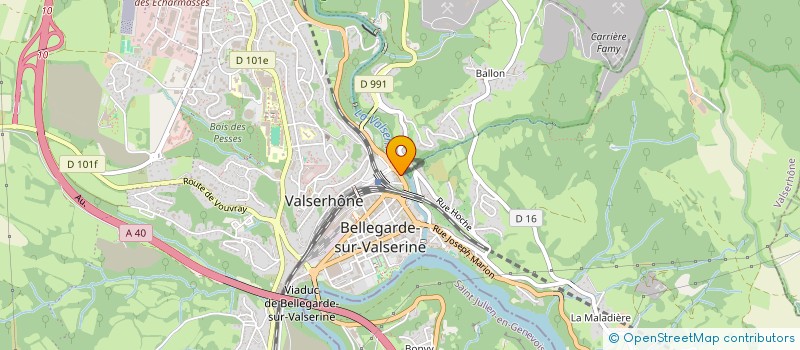 localisation de l'entreprise MADAME AURELIE BILLOIR à VALSERHONE