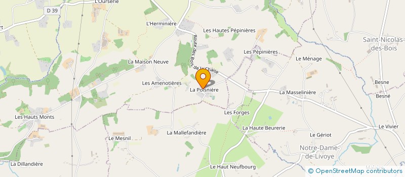 localisation de l'entreprise MADAME AURELIE BINARD  BRECEY