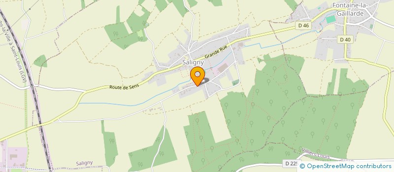 localisation de l'entreprise MADAME AURELIE BITOUZET à SALIGNY