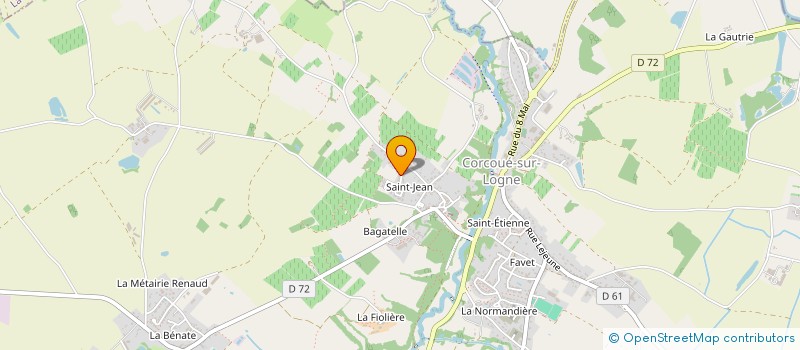 localisation de l'entreprise MADAME AURELIE BIZET  LEGE