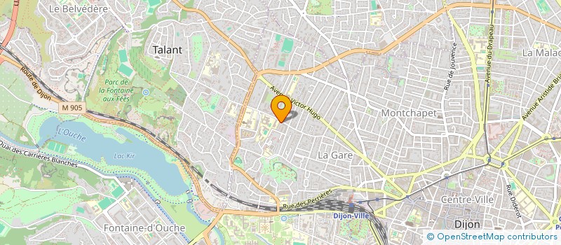 localisation de l'entreprise MADAME AURELIE BLANCHARD à DIJON
