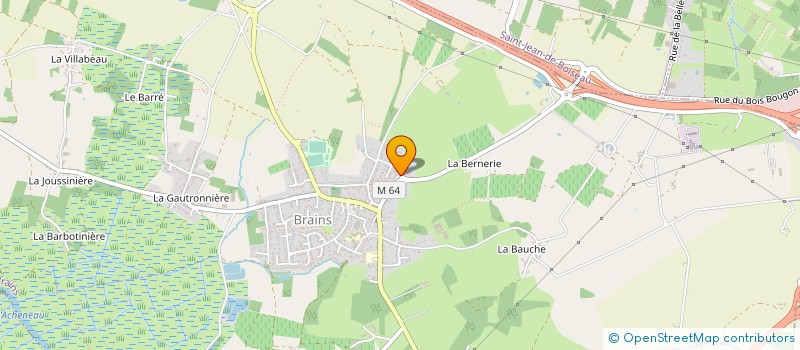 localisation de l'entreprise MADAME AURELIE BLANCHE  BRAINS