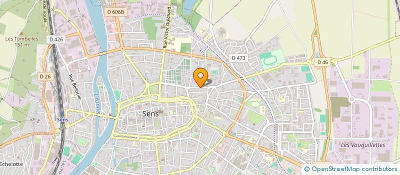 localisation de l'entreprise MADAME AURELIE BLANCHET à SENS