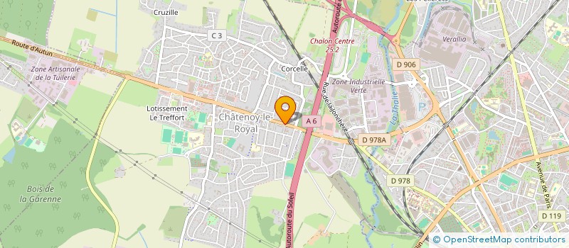 localisation de l'entreprise MADAME AURELIE BLANCHET  CHATENOY-LE-ROYAL