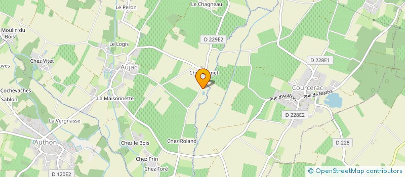 localisation de l'entreprise MADAME AURELIE BLANCHET à AUJAC