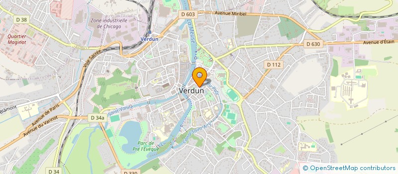 localisation de l'entreprise MADAME AURELIE BLANDIN à VERDUN