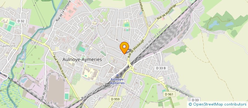 localisation de l'entreprise MADAME AURELIE BLAS  AULNOYE-AYMERIES