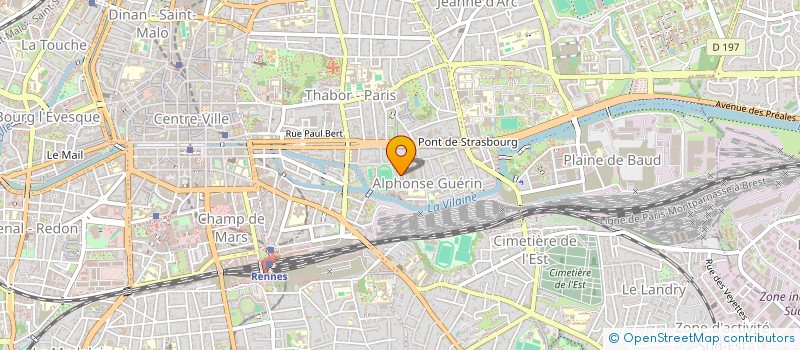 localisation de l'entreprise MADAME AURELIE BLEVIN  RENNES