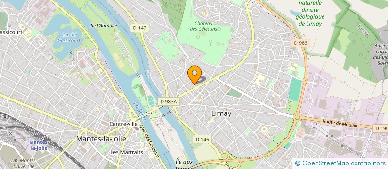 localisation de l'entreprise MADAME AURELIE BLIN  VALLAURIS