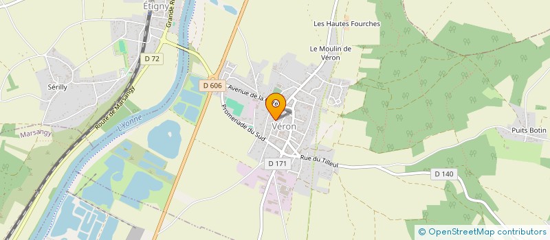 localisation de l'entreprise MADAME AURELIE BLIN  VERON