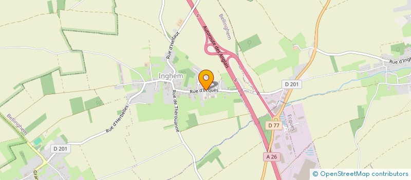 localisation de l'entreprise MADAME AURELIE BLOND  BELLINGHEM