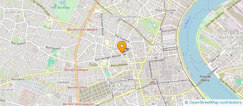 localisation de l'entreprise MADAME AURELIE BLONDE  BORDEAUX