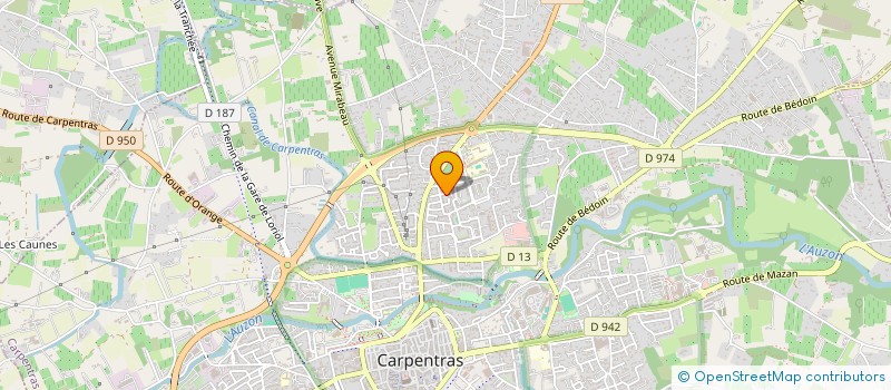 localisation de l'entreprise MADAME AURELIE BLONDEAU  CARPENTRAS