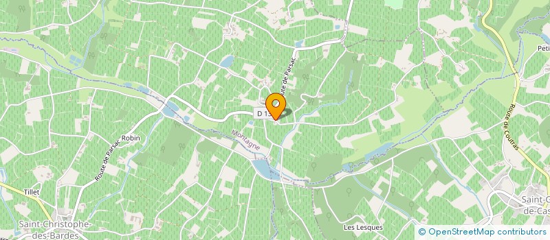 localisation de l'entreprise MADAME AURELIE BLONDELET  MONTAGNE