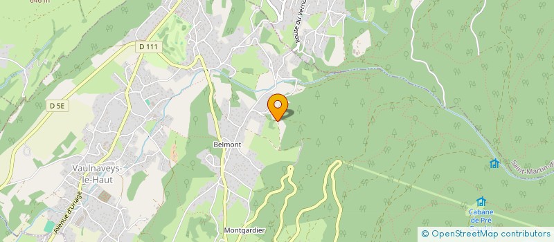 localisation de l'entreprise MADAME AURELIE BLONDET  VAULNAVEYS-LE-HAUT