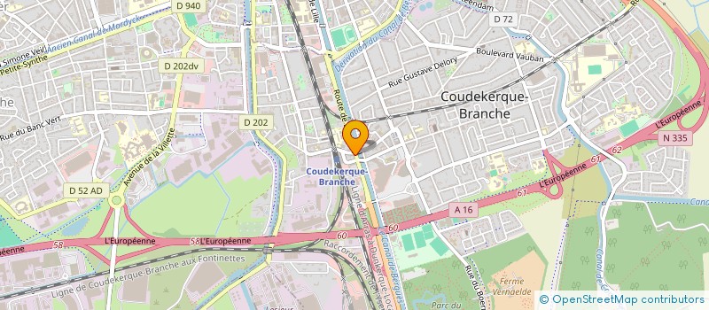 localisation de l'entreprise MADAME AURELIE BOCQUELET  COUDEKERQUE-BRANCHE