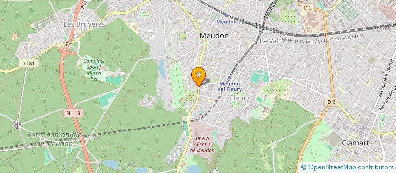 localisation de l'entreprise MADAME AURELIE BOIRET à MEUDON