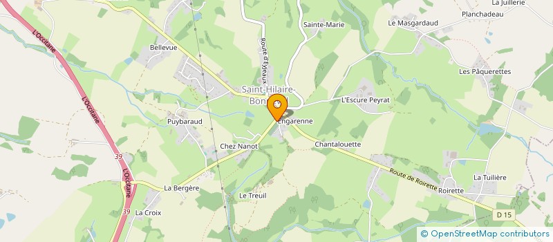 localisation de l'entreprise MADAME AURELIE BOIRLEAUD à SAINT-HILAIRE-BONNEVAL