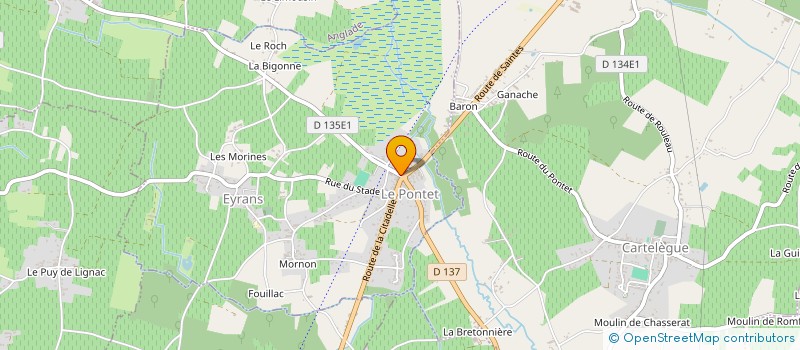 localisation de l'entreprise MADAME AURELIE BOISNARD  EYRANS