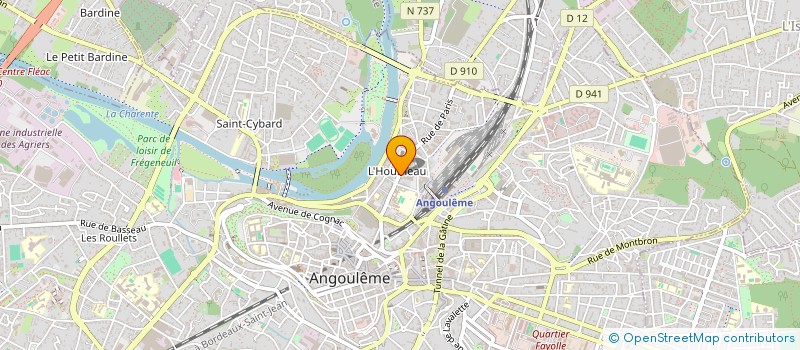 localisation de l'entreprise MADAME AURELIE BOISSEAU à ANGOULEME