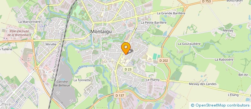 localisation de l'entreprise MADAME AURELIE BOISSEAU à MONTAIGU-VENDEE