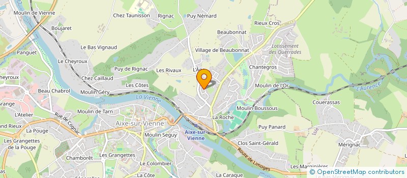 localisation de l'entreprise MADAME AURELIE BOISSOU à AIXE-SUR-VIENNE