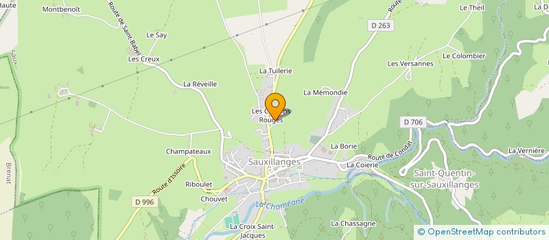 localisation de l'entreprise MADAME AURELIE BOITHIAS à SAUXILLANGES