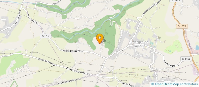 localisation de l'entreprise MADAME AURELIE BOITON  FAVERGES-DE-LA-TOUR