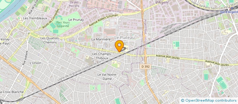 localisation de l'entreprise MADAME AURELIE BOIVIN  CHAMBOURCY