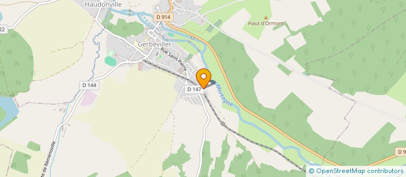 localisation de l'entreprise MADAME AURELIE BONNELL  GERBEVILLER