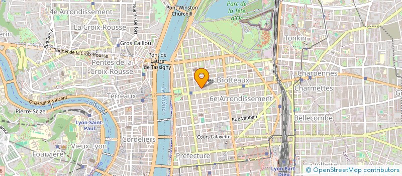 localisation de l'entreprise MADAME AURELIE BONNET à LYON