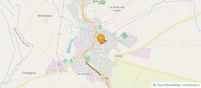 localisation de l'entreprise MADAME AURELIE BONNET à LEVROUX