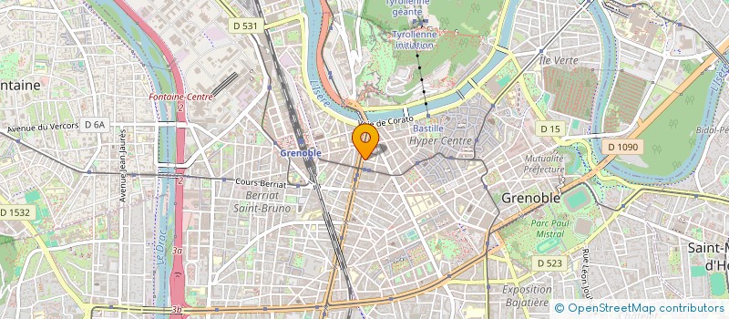 localisation de l'entreprise MADAME AURELIE BONNET à GRENOBLE