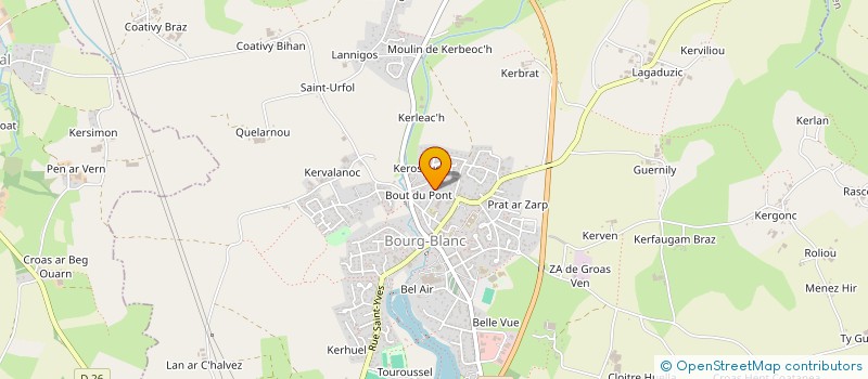 localisation de l'entreprise MADAME AURELIE BONTHONNOU  BOURG-BLANC