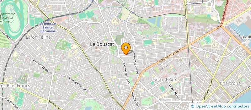 localisation de l'entreprise MADAME AURELIE BOQUILLON  LE BOUSCAT