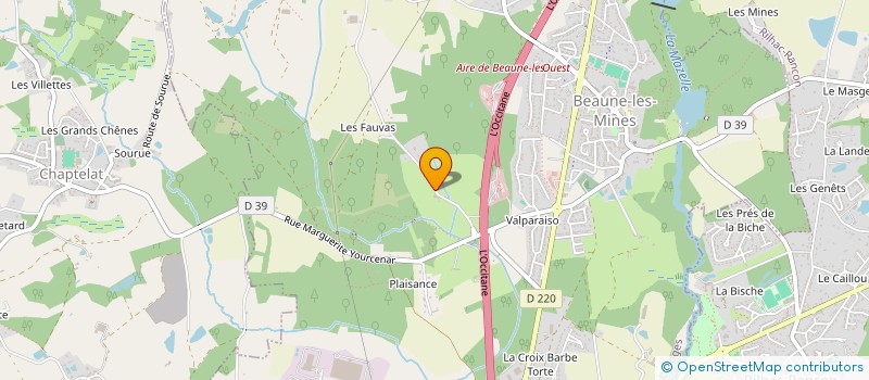 localisation de l'entreprise MADAME AURELIE BORDEAU à LIMOGES