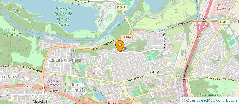 localisation de l'entreprise MADAME AURELIE BORDEREAU  TORCY