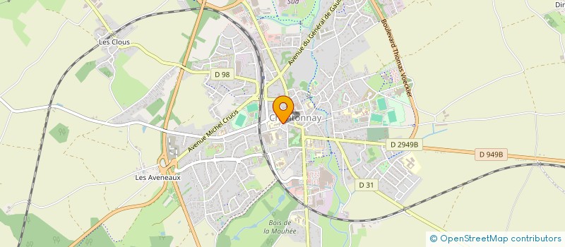 localisation de l'entreprise MADAME AURELIE BORDIER  CHANTONNAY