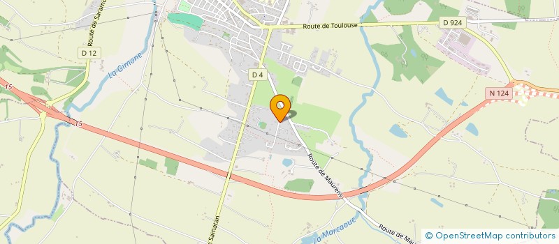 localisation de l'entreprise MADAME AURELIE BORDIER  GIMONT