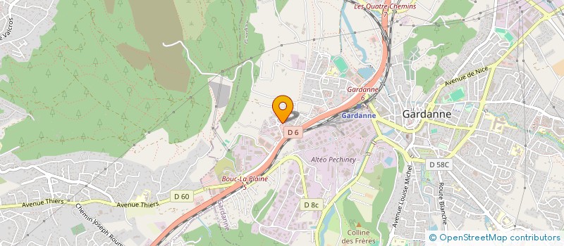 localisation de l'entreprise MADAME AURELIE BORDONARO à GARDANNE