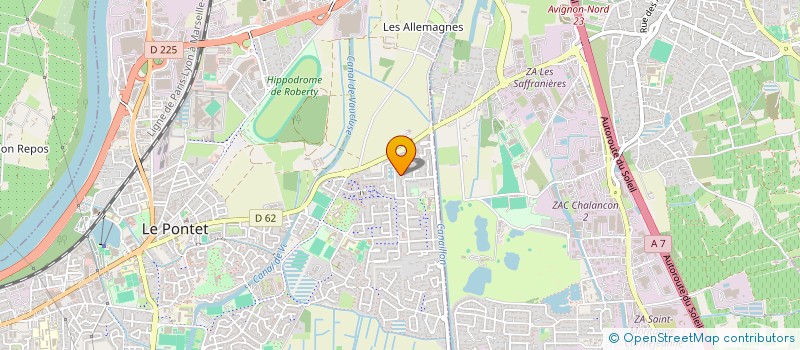 localisation de l'entreprise MADAME AURELIE BORDY  LE PONTET