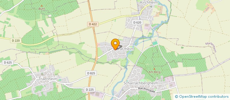 localisation de l'entreprise MADAME AURELIE BORNER  ODRATZHEIM