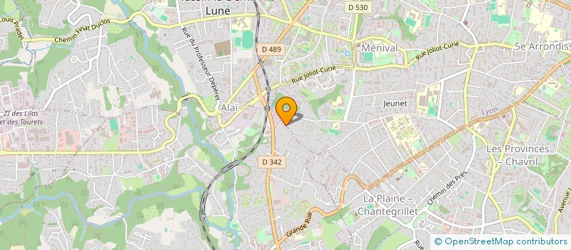 localisation de l'entreprise MADAME AURELIE BORNUAT  LYON