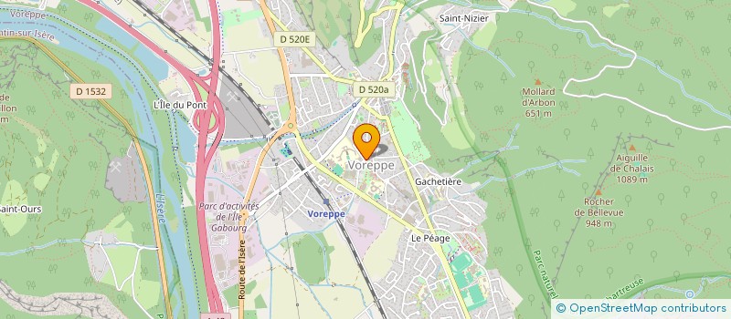 localisation de l'entreprise MADAME AURELIE BORRIONE  VOREPPE