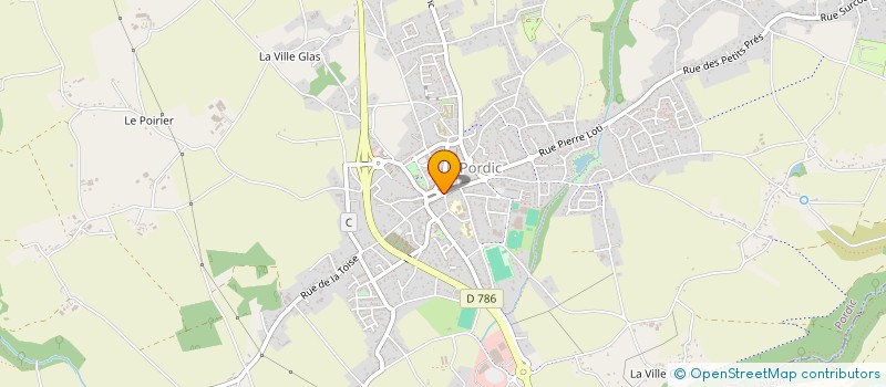 localisation de l'entreprise MADAME AURELIE BOSCHER à PORDIC