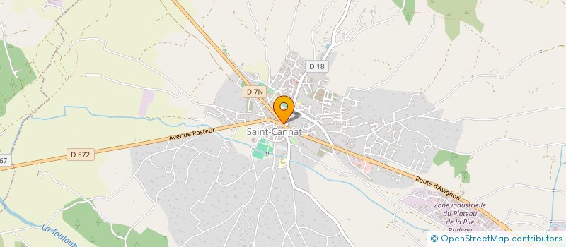 localisation de l'entreprise MADAME AURELIE BOSCIA  SAINT-CANNAT