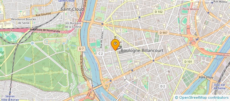 localisation de l'entreprise MADAME AURELIE BOTBOL à BOULOGNE-BILLANCOURT