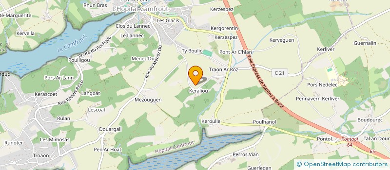 localisation de l'entreprise MADAME AURELIE BOTHOREL  HOPITAL-CAMFROUT