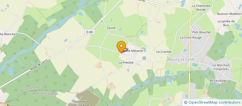 localisation de l'entreprise MADAME AURELIE BOUARD  BOUZY-LA-FORET