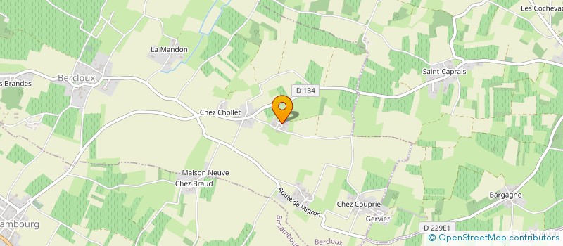 localisation de l'entreprise MADAME AURELIE BOUCHERIE  BERCLOUX